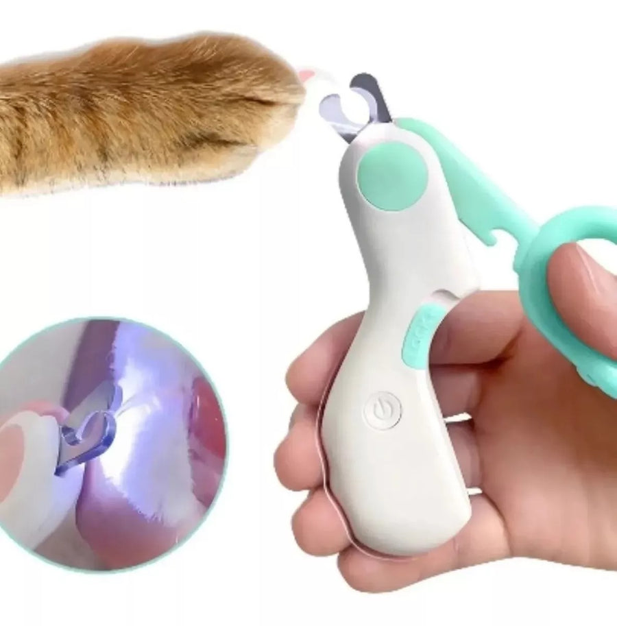 Cortador profissional de Unha Pet com luz para o cão do gato